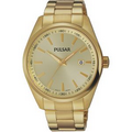 Pulsar Prime Men's Gold-Tone Watch